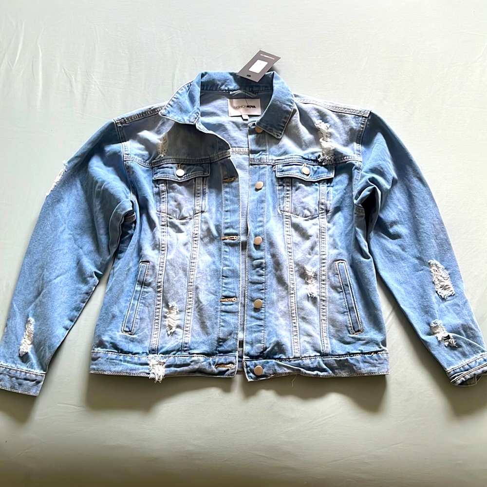 Fashion Nova California Los Angeles Denim Jacket